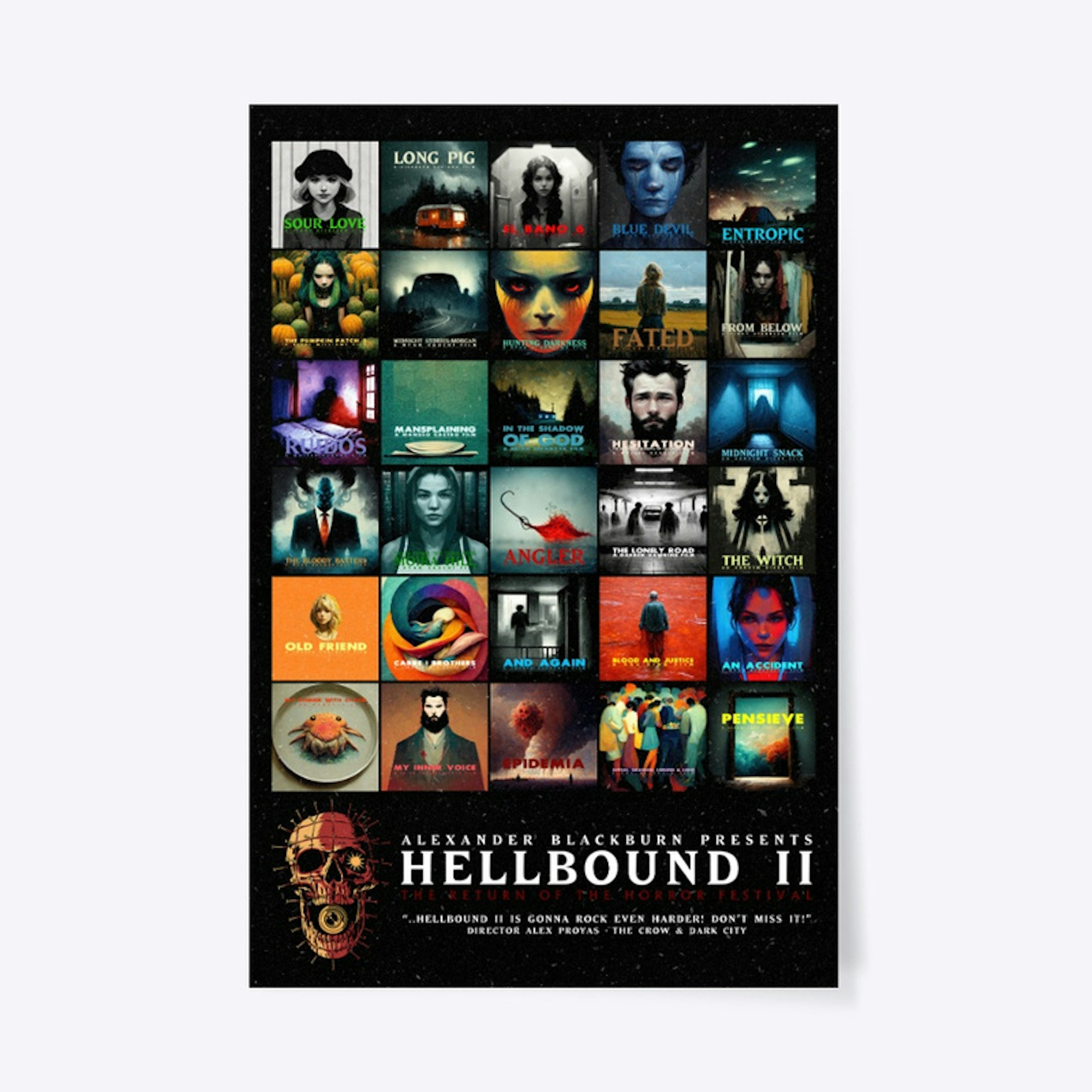 2022 Hellbound Horror Festival Poster